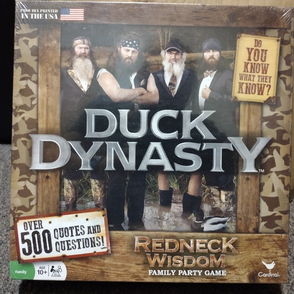 Duck Dynasty Redneck Wisdom Family Party Game